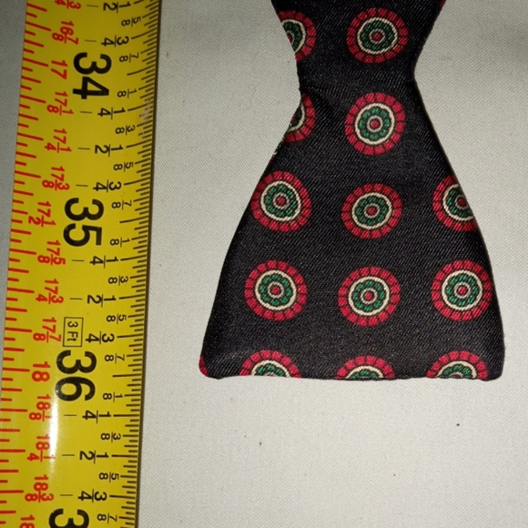 BOWTIE AUTHENTIC VINTAGE 💯 SILK - Picture 5 of 9